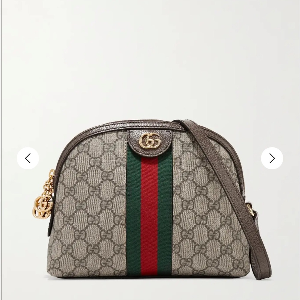 Gucci Beige and Green Women's Bag